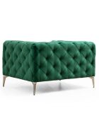 Fauteuil Como vert - 108x90x70 cm