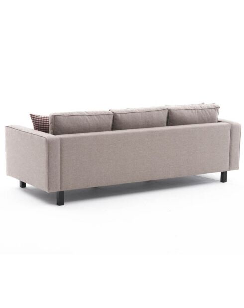 Canapé 3 places Kale crème - 222x91x83 cm