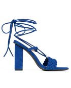 Slingbacks Chahra bleues - Talon 10.5 cm