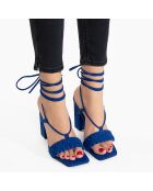 Slingbacks Chahra bleues - Talon 10.5 cm
