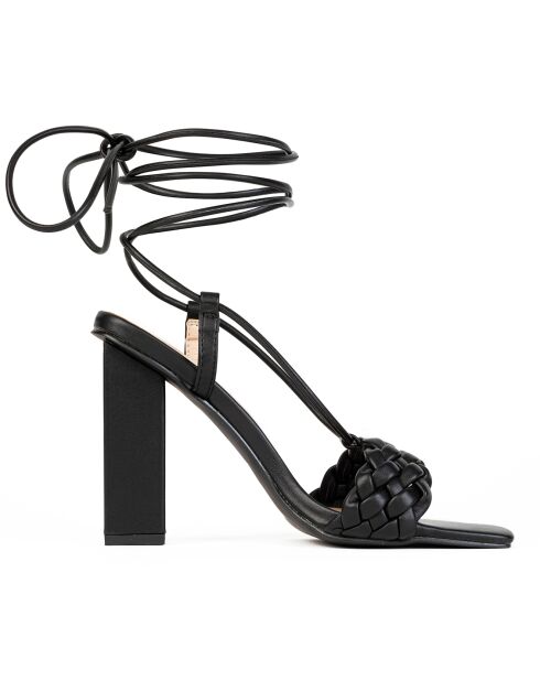 Slingbacks Chahra noires - Talon 10.5 cm