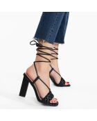 Slingbacks Chahra noires - Talon 10.5 cm
