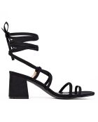 Slingbacks Callista noires - Talon 6.5 cm