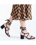 Slingbacks Callista noires - Talon 6.5 cm