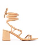 Slingbacks Callista marron - Talon 6.5 cm