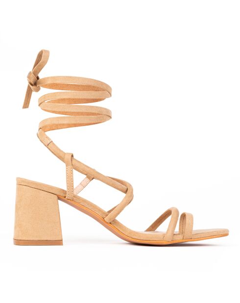 Slingbacks Callista marron - Talon 6.5 cm
