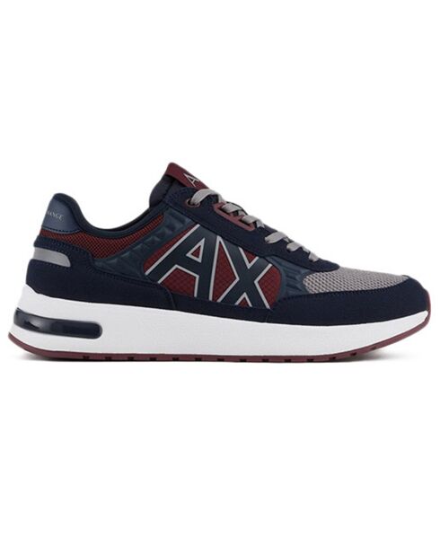 Sneakers Charlie bleu marine/rouge/blanc