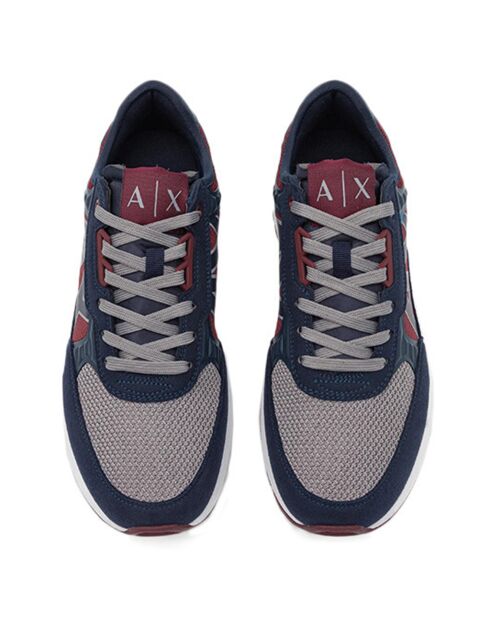 Sneakers Charlie bleu marine/rouge/blanc