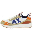 Sneakers Basile beige/blanc/bleu/orange