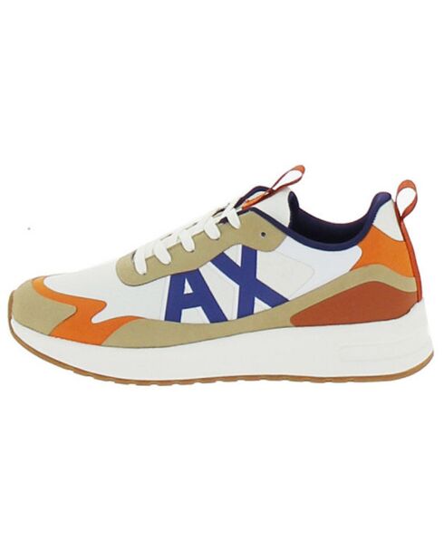 Sneakers Basile beige/blanc/bleu/orange