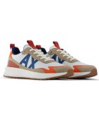 Sneakers Basile beige/blanc/bleu/orange