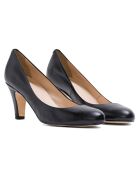 Pumps Amaranta in pelle nera - tacco 7 cm