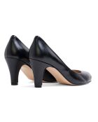 Pumps Amaranta in pelle nera - tacco 7 cm