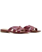 Mules Annalisa in pelle bordeaux