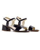 Sandales en Cuir Prisca noires