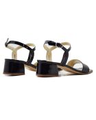 Sandales en Cuir Prisca noires