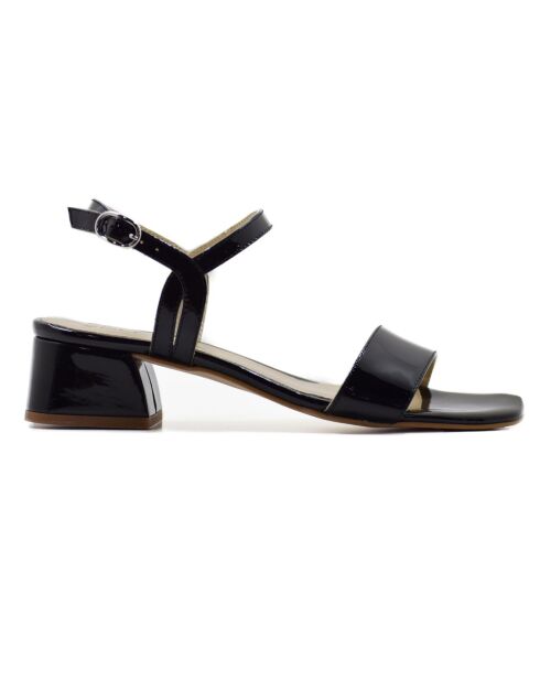 Sandales en Cuir Prisca noires
