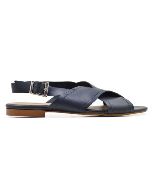 Sandales en Cuir Ruana bleues