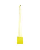 Nano sac décoratif en Cuir jaune - 6x7 cm