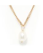 Pendentif Gama Perle or jaune