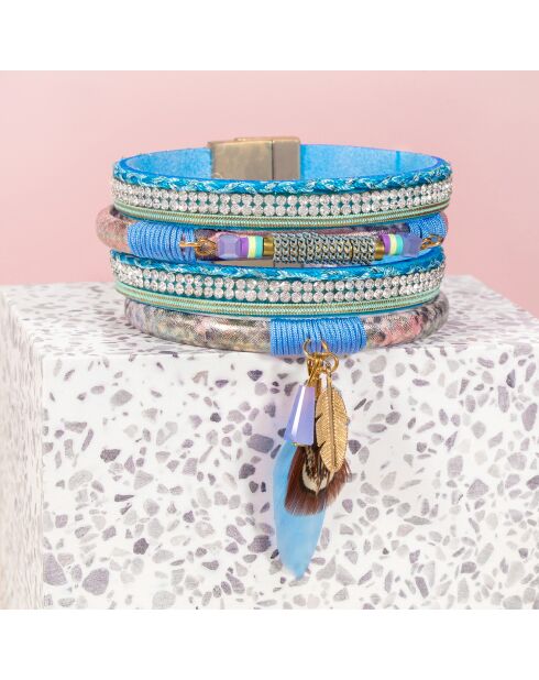 Manchette Sandoral bleue