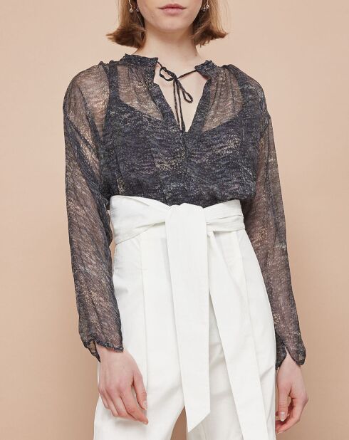 Blouse Elene granit encre