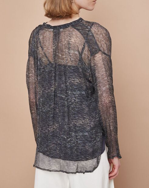 Blouse Elene granit encre