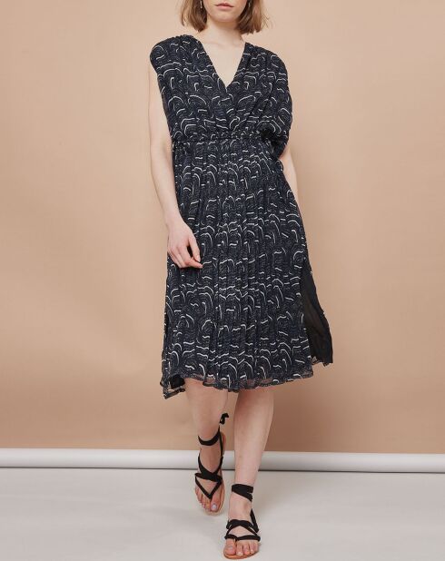 Robe Josepha vague bleue