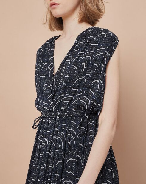 Robe Josepha vague bleue
