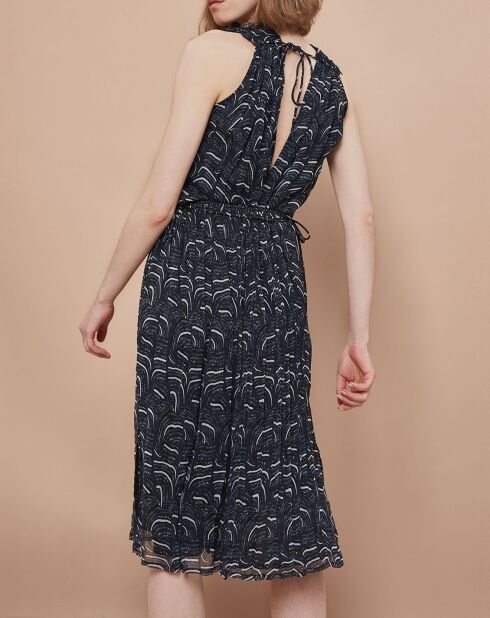 Robe Josepha vague bleue