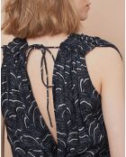 Robe Josepha vague bleue