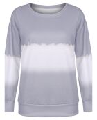 Sweat Alivia tie and dye gris/blanc