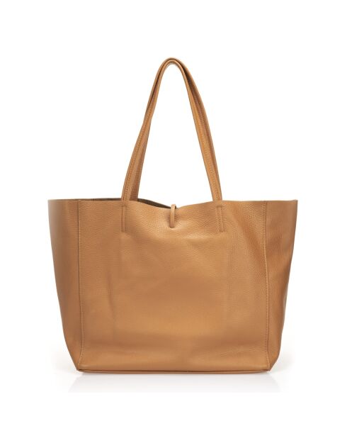 Valence Cognac leren draagtas - 34x14x28 cm