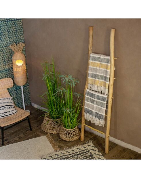 Scala Kubu in legno di teak - 62x200 cm