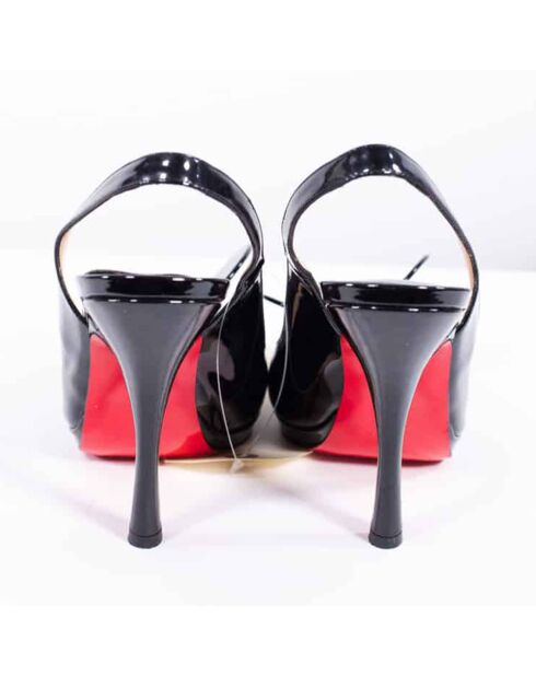 Escarpins en Cuir vernis noirs Talon 11 cm - Très Bon État