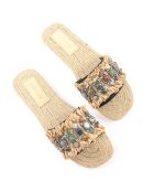 Mules Cali beige/multicolore