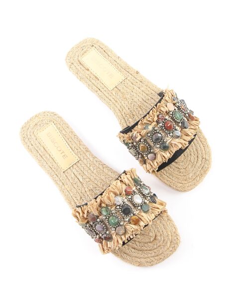 Mules Cali beige/multicolore