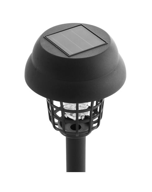 Garlam schwarze Solar-Gartenlampe gegen Moskitos, D.9,5x34,5 cm