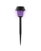 Lámpara solar antimosquitos Garlam negra para jardín - D.9.5x34.5 cm