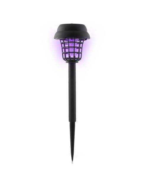 Garlam schwarze Solar-Gartenlampe gegen Moskitos, D.9,5x34,5 cm