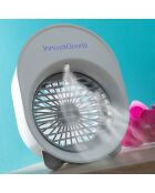 Mini-climatiseur humidificateur à ultrasons avec led koolizer gris