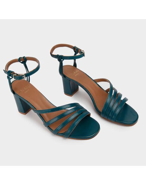 Sandales en Cuir Goaba vertes