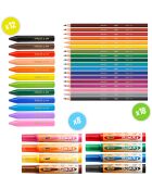 Coffret Mon Pirate avec Crayons & craies de coloriage, Jeux papier, Autocollants & Carte au trésor