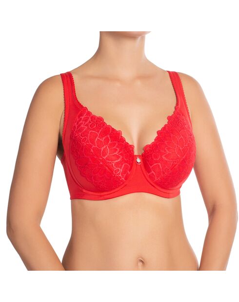 Soutien-gorge semi-soft à armatures Catharina rouge