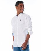 Chemise regular Rakse blanche