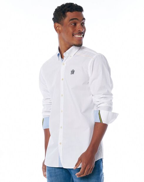 Chemise regular Rakse blanche