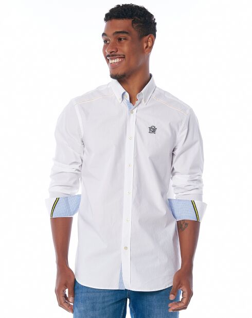 Chemise regular Rakse blanche