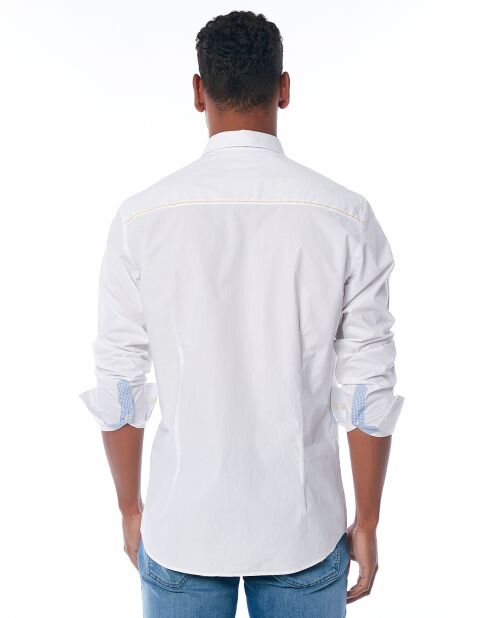 Chemise regular Rakse blanche