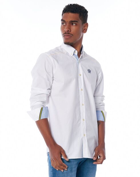 Chemise regular Rakse blanche