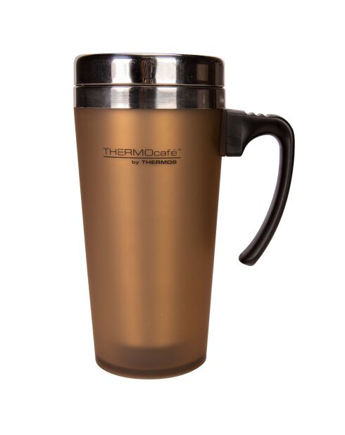 Travel mug Soft Touch taupe - 42 cl